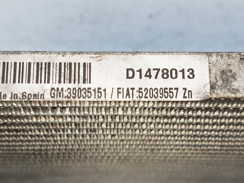 Recambio de condensador / radiador aire acondicionado para fiat fiorino básico furgón referencia OEM IAM D1478013  
