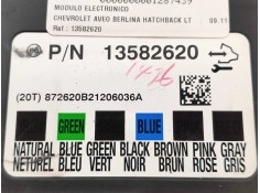 Recambio de modulo electronico para chevrolet aveo berlina hatchback lt referencia OEM IAM 13582620   2