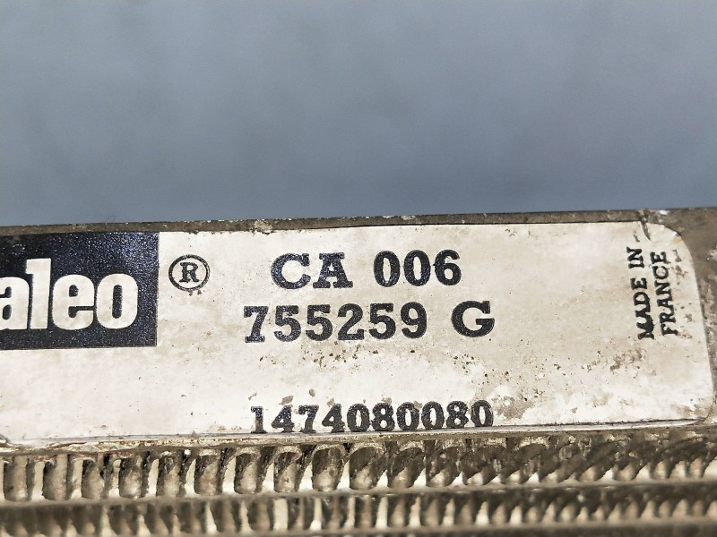 Recambio de condensador / radiador aire acondicionado para fiat ulysse (121) 1.9 turbodiesel referencia OEM IAM 755259G 14740800