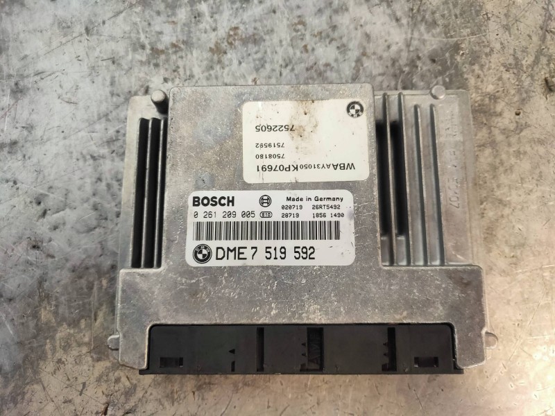 Recambio de centralita motor uce para bmw serie 3 berlina (e46) 316i referencia OEM IAM 0261209005 DME7519592 