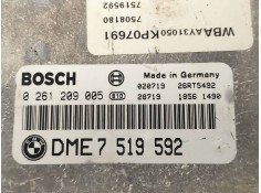 Recambio de centralita motor uce para bmw serie 3 berlina (e46) 316i referencia OEM IAM 0261209005 DME7519592  2
