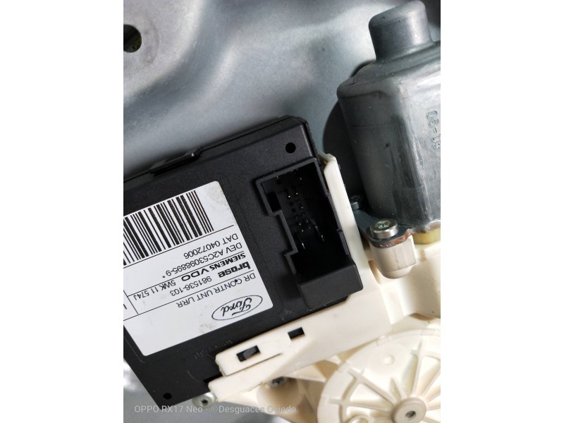 Recambio de elevalunas trasero izquierdo para ford focus berlina (cap) ghia referencia OEM IAM 4M51A045H23A  5P