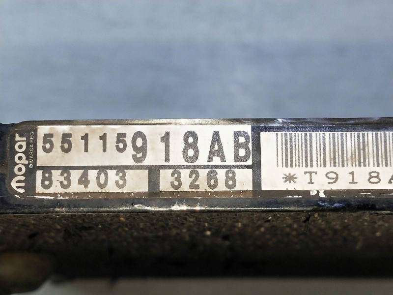 Recambio de condensador / radiador aire acondicionado para jeep cherokee (j) 4.0 cat referencia OEM IAM 55115918AB  