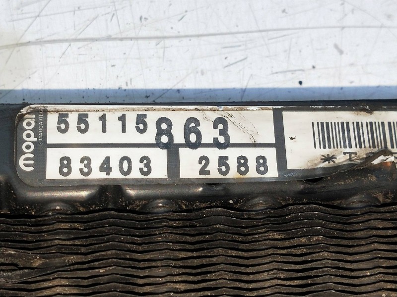 Recambio de condensador / radiador aire acondicionado para jeep gr.cherokee (zj)/(z) 2.5 td canyon referencia OEM IAM 55115863  