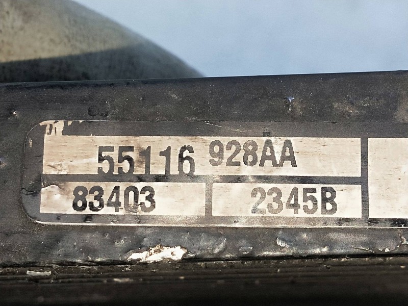 Recambio de condensador / radiador aire acondicionado para jeep gr. cherokee (wh) 3.0 crd cat referencia OEM IAM 55116928AA  