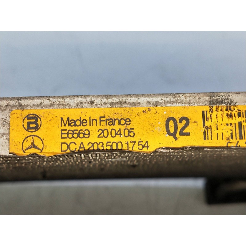 Recambio de condensador / radiador aire acondicionado para mercedes clase slk (w171) roadster referencia OEM IAM A2035001754  