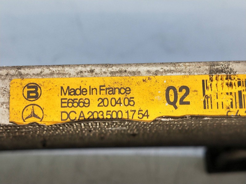 Recambio de condensador / radiador aire acondicionado para mercedes clase slk (w171) roadster referencia OEM IAM A2035001754  