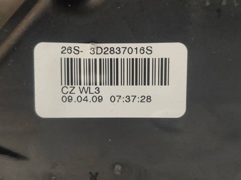 Recambio de motor cierre centralizado delantero derecho para volkswagen touran (1t2) advance referencia OEM IAM 3D2837016S 26S3D