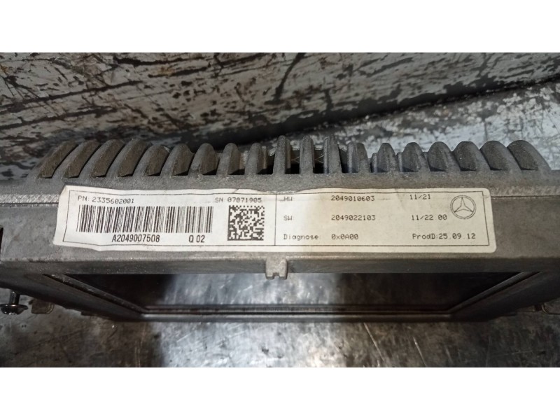 Recambio de pantalla multifuncion para mercedes clase c (w204) familiar c 200 t cdi blueefficiency (204.201) referencia OEM IAM 