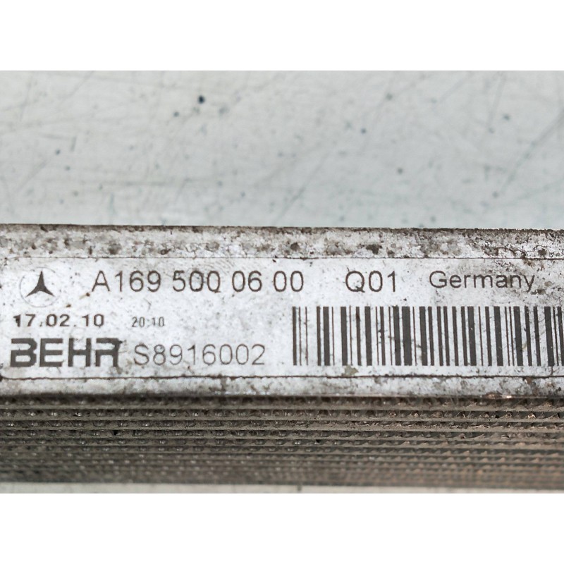 Recambio de condensador / radiador aire acondicionado para mercedes clase b (w245) 2.0 cdi cat referencia OEM IAM A1695000600  