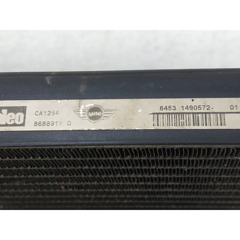 Recambio de condensador / radiador aire acondicionado para bmw mini (r50,r53) 1.6 16v cat referencia OEM IAM 64531490572  