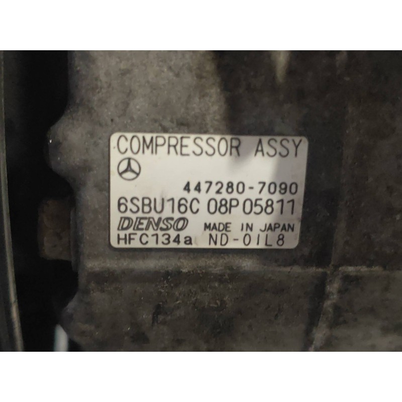 Recambio de compresor aire acondicionado para mercedes clase c (w204) familiar c 200 t cdi blueefficiency (204.201) referencia O
