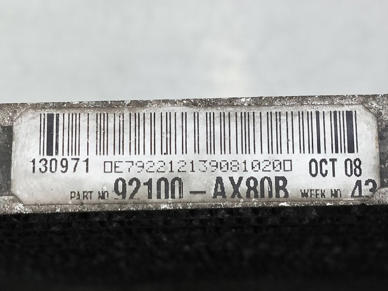 Recambio de condensador / radiador aire acondicionado para nissan micra (k12e) sport referencia OEM IAM 92100AX80B  
