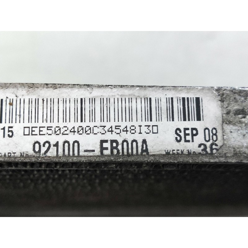 Recambio de condensador / radiador aire acondicionado para nissan pathfinder (r51) 2.5 dci xe referencia OEM IAM 92100FB00A  
