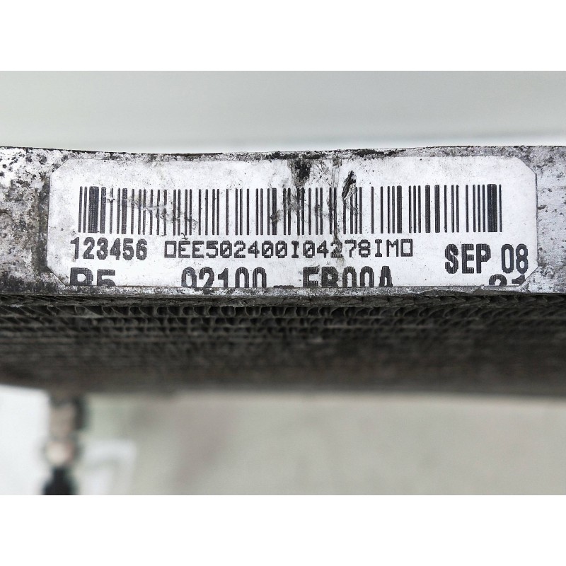 Recambio de condensador / radiador aire acondicionado para nissan pathfinder (r51) 2.5 dci xe referencia OEM IAM 92100FB00A  