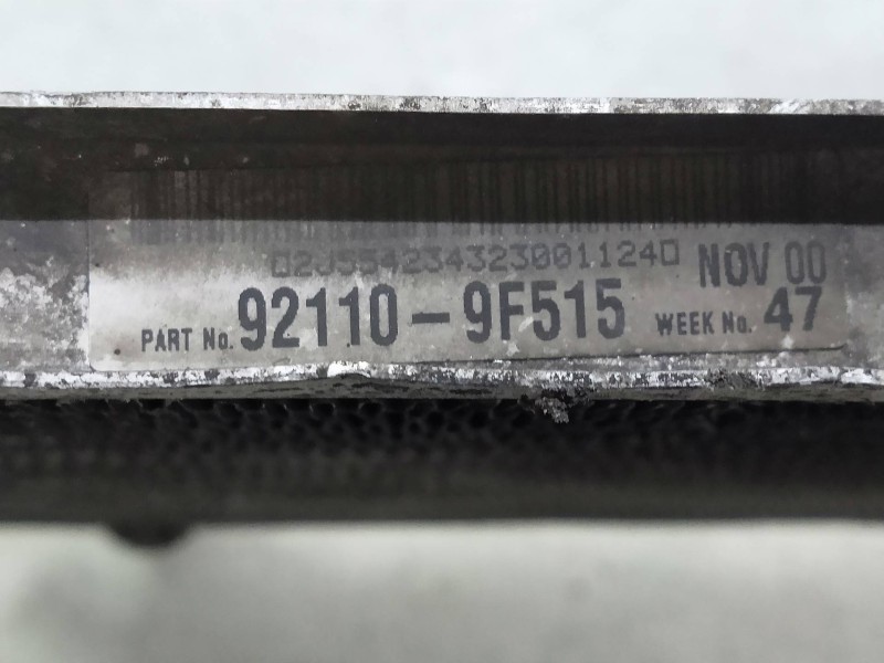 Recambio de condensador / radiador aire acondicionado para nissan primera berlina (p11) competence referencia OEM IAM 921009F515