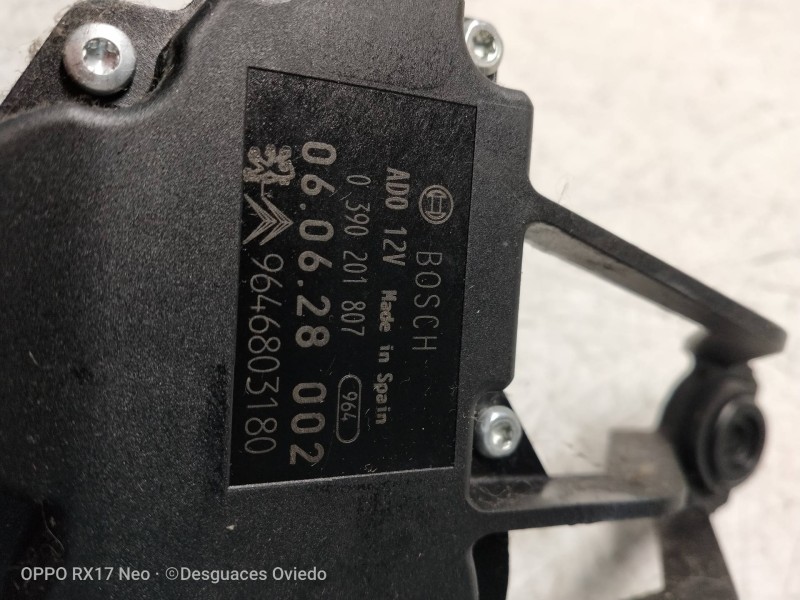 Recambio de motor limpia trasero para citroen c4 berlina collection referencia OEM IAM 0390201807 9646803180  Recambio de motor limpia trasero para citroen c4 berlina collection referencia OEM IAM 0390201807 9646803180