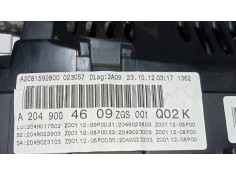 Recambio de cuadro instrumentos para mercedes clase c (w204) familiar c 200 t cdi blueefficiency (204.201) referencia OEM IAM A2 2