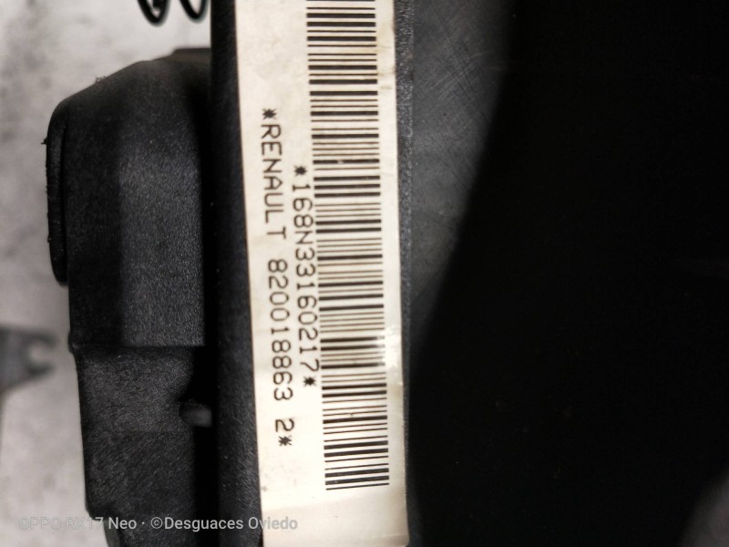 Recambio de kit airbag para renault master ii phase 2 caja cerrada l1h1 caja cerrada 3.3 to referencia OEM IAM   