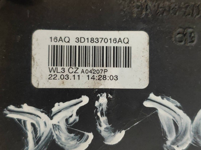 Recambio de motor cierre centralizado delantero derecho para volkswagen caddy ka/kb (2c) kombi referencia OEM IAM 3D1837016AQ 16