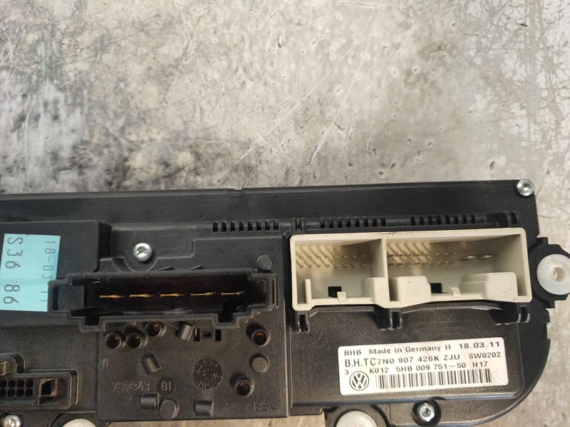Recambio de mando calefaccion / aire acondicionado para volkswagen caddy ka/kb (2c) kombi referencia OEM IAM 5HB00975150 7N09074
