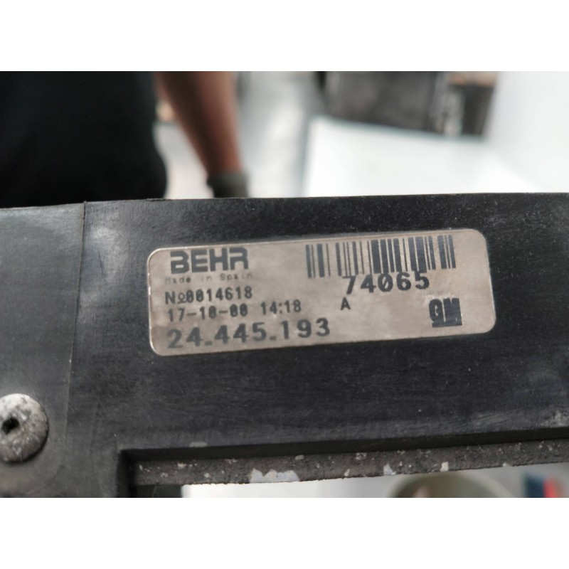 Recambio de condensador / radiador aire acondicionado para opel corsa c 1.0 12v cat (z 10 xe / lw3) referencia OEM IAM 24445193 