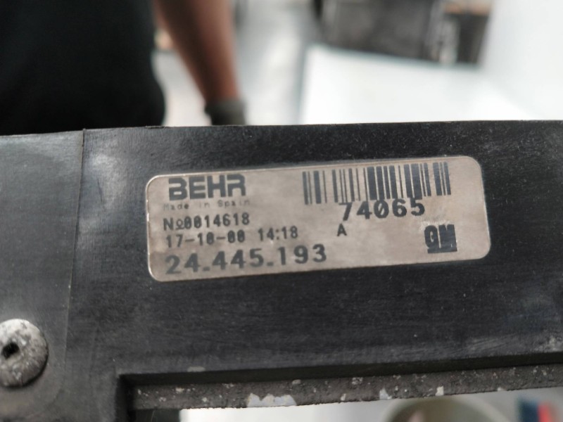 Recambio de condensador / radiador aire acondicionado para opel corsa c 1.0 12v cat (z 10 xe / lw3) referencia OEM IAM 24445193 