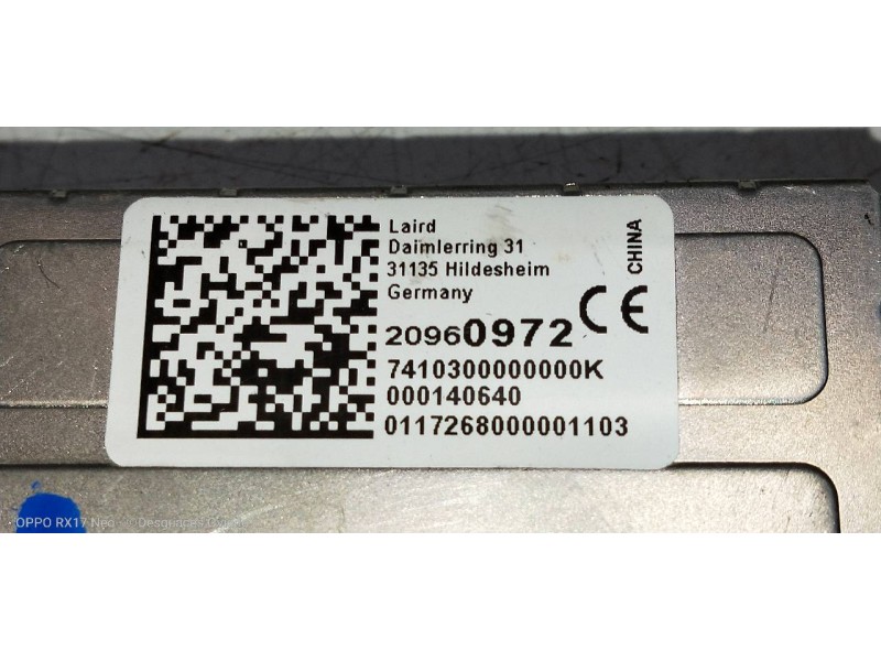 Recambio de modulo electronico para opel mokka x innovation start/stop referencia OEM IAM 20960972  