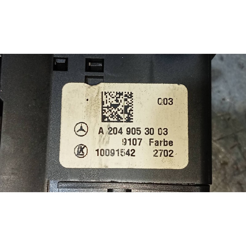 Recambio de mando luces para mercedes clase c (w204) familiar c 200 t cdi blueefficiency (204.201) referencia OEM IAM A204905300