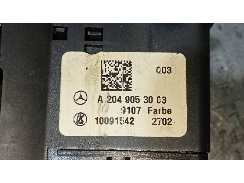 Recambio de mando luces para mercedes clase c (w204) familiar c 200 t cdi blueefficiency (204.201) referencia OEM IAM A204905300