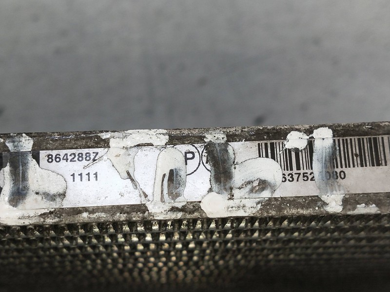 Recambio de condensador / radiador aire acondicionado para peugeot 206 berlina referencia OEM IAM 8642887  