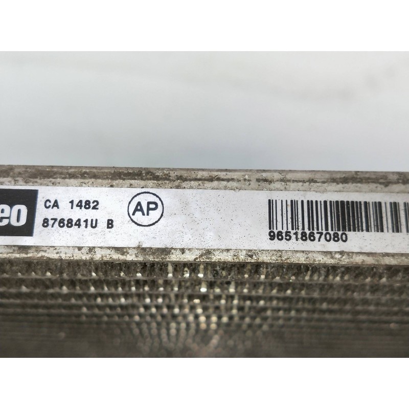 Recambio de condensador / radiador aire acondicionado para peugeot 206 berlina 1.6 16v cat referencia OEM IAM 9651867080 876841U