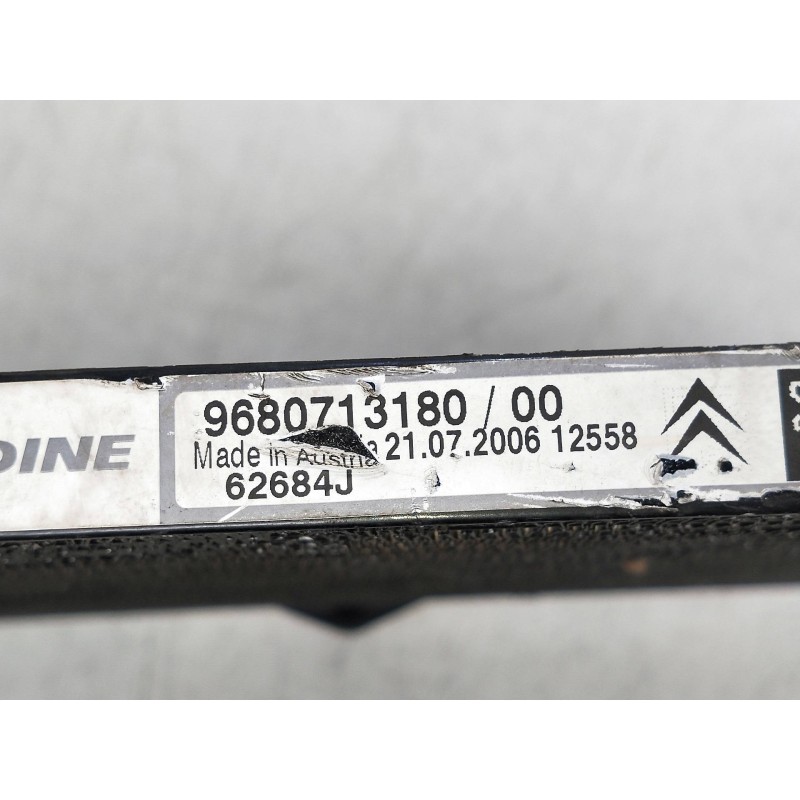 Recambio de condensador / radiador aire acondicionado para peugeot 207 1.6 16v referencia OEM IAM 9680713180  