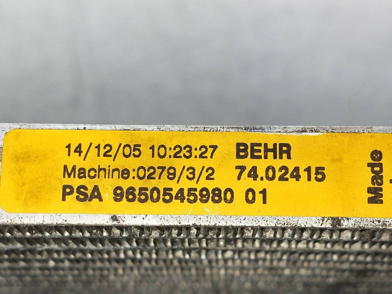 Recambio de condensador / radiador aire acondicionado para peugeot 307 berlina (s2) xs referencia OEM IAM 9650545980  