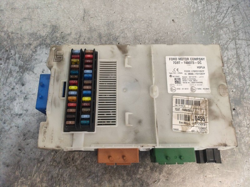 Recambio de caja reles / fusibles para ford mondeo ber. (ca2) titanium referencia OEM IAM 7G9T14A073DC 3659AF01125TP 7G9T14A073D