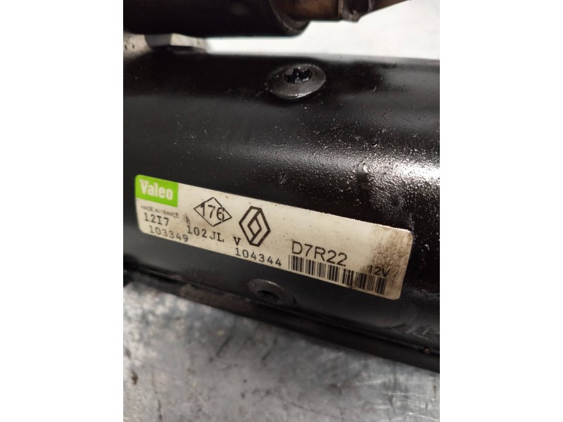 Recambio de motor arranque para renault laguna (b56) 2.0 d rn (b56f/g) referencia OEM IAM D7R22 103349 VALEO 22D