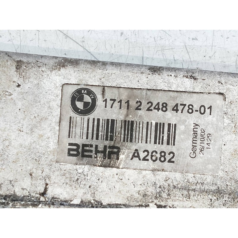 Recambio de radiador agua para bmw serie 7 (e65/e66) 3.0 turbodiesel cat referencia OEM IAM 1711224847801  