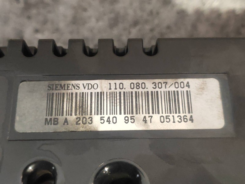Recambio de cuadro instrumentos para mercedes clase c (w203) familiar c 320 t cdi (203.220) referencia OEM IAM 110080307004 A203