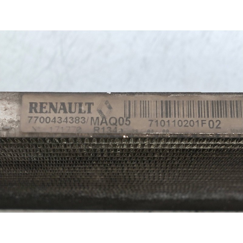 Recambio de condensador / radiador aire acondicionado para renault scenic (ja..) 1.6 16v rxe referencia OEM IAM 7700434383  