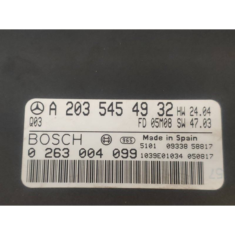 Recambio de modulo electronico para mercedes clase c (w203) familiar c 320 t cdi (203.220) referencia OEM IAM 0263004099 A203545