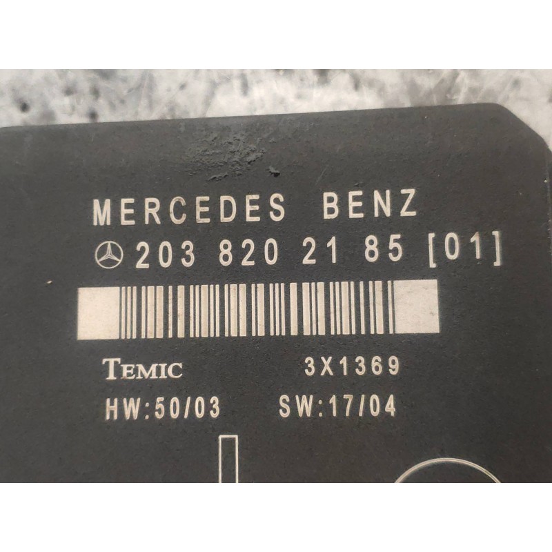 Recambio de modulo electronico para mercedes clase c (w203) familiar c 320 t cdi (203.220) referencia OEM IAM 2038202185  