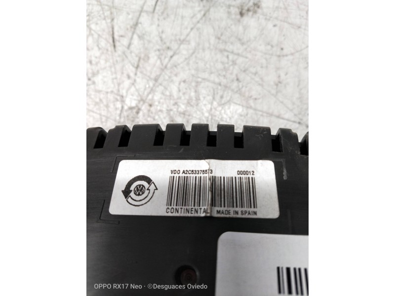 Recambio de cuadro instrumentos para seat leon (1p1) comfort limited referencia OEM IAM A2C53375573 1P0920853BX 