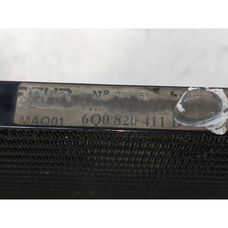 Recambio de condensador / radiador aire acondicionado para skoda fabia (6y2/6y3) 1.4 referencia OEM IAM 6Q820411D  