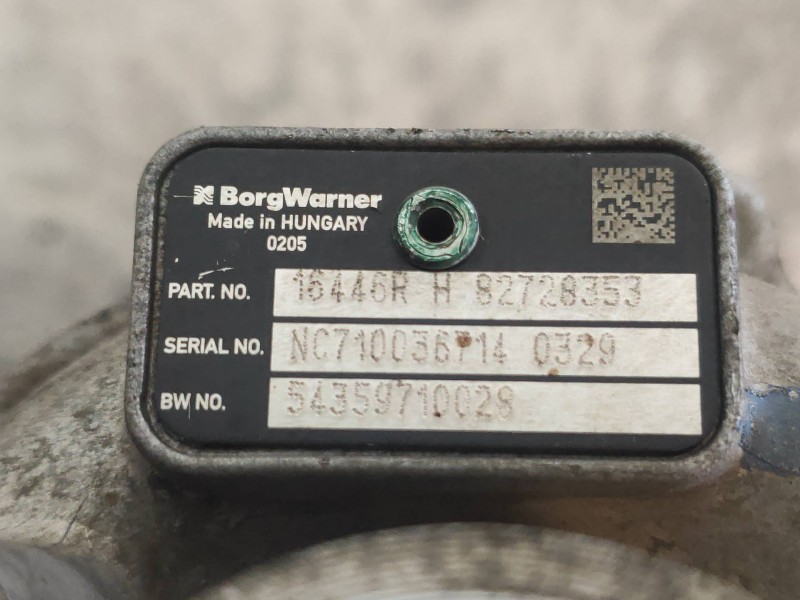 Recambio de turbocompresor para renault clio grandtour business referencia OEM IAM 54359710029 16446R 82728353 54391014760