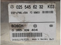 Recambio de centralita abs para mercedes clase e (w210) berlina 430 (210.070) referencia OEM IAM 0265109404 0255456232 K03 FD98M 2