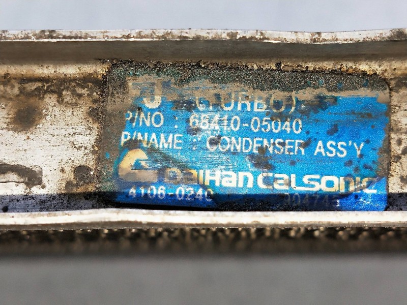 Recambio de condensador / radiador aire acondicionado para ssangyong musso referencia OEM IAM 6841005040  