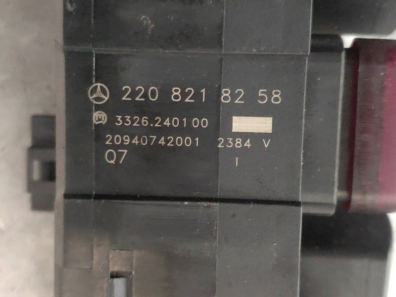 Recambio de mando multifuncion para mercedes clase s (w220) berlina 320 cdi (220.025) referencia OEM IAM 2208218258 3326240100 