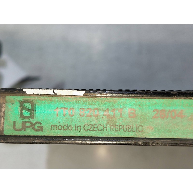 Recambio de condensador / radiador aire acondicionado para volkswagen caddy ka/kb (2k) 2.0 sdi referencia OEM IAM 1T0820411B  