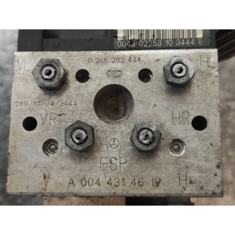 Recambio de abs para mercedes clase s (w220) berlina 320 cdi (220.025) referencia OEM IAM 0265202444 A0044314612 