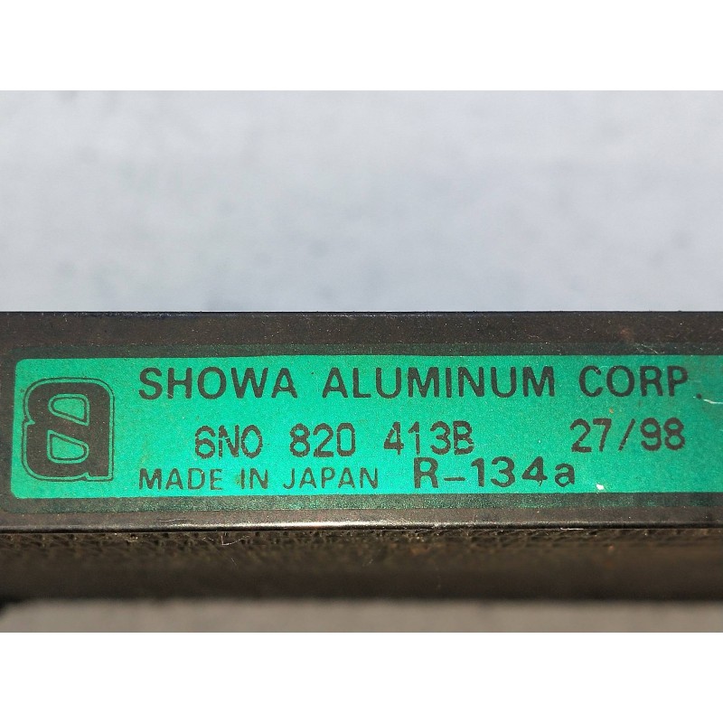 Recambio de condensador / radiador aire acondicionado para volkswagen polo berlina (6n1) 1.0 referencia OEM IAM 6N0820413B  